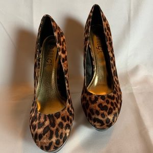 Gorgeous Rouge Helium Leopard Print Heels / Stilettos!